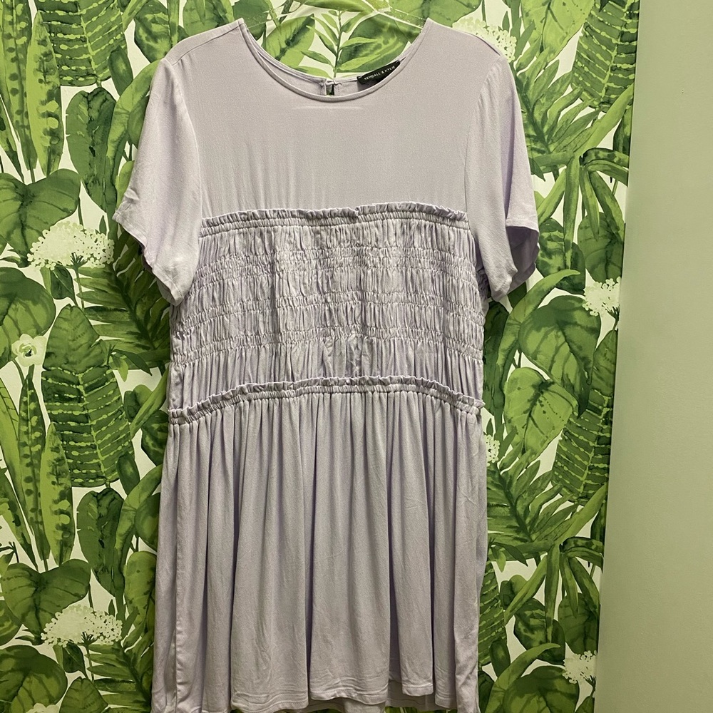 Kendall and Kylie flowy lavender dress